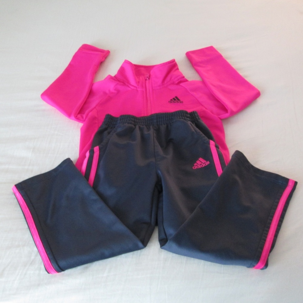 Adidas Girls Sweatshirt & Sweatpants Size -  4T